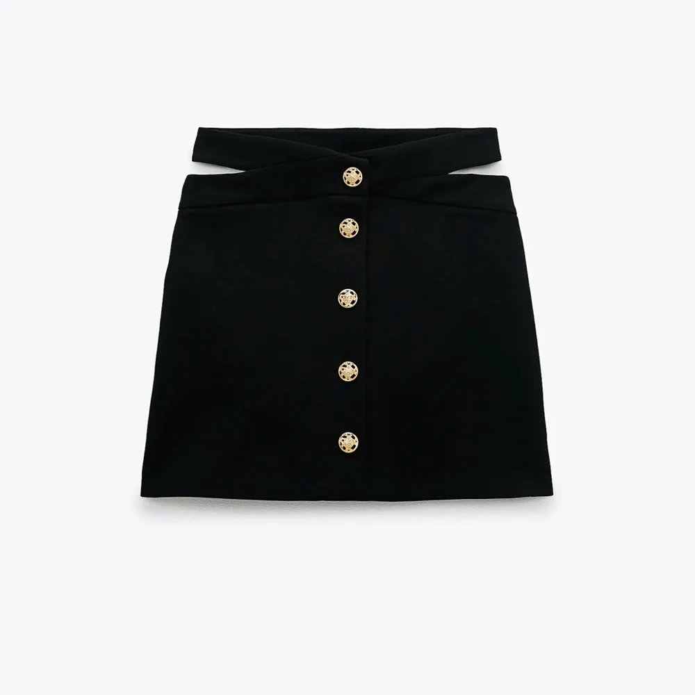ZARA LIMITED EDITION CUT OUT MINI SKIRT - Picture 8 of 10